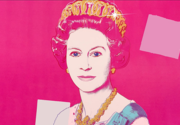 L’hommage pop de Warhol à la Queen Elizabeth II