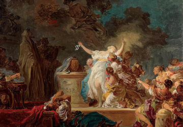 Jean-Honoré Fragonard (1732-1806) Un sacrifice antique, dit Le sacrifice au Minotaure