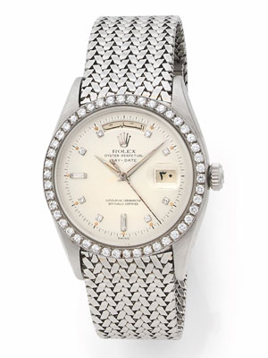 Rolex  Day Date « The Eastern Arabic », ref. 6613B  Vers 1958  Vendu 328 000 € 