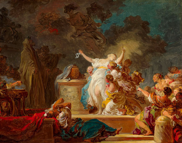 Jean-Honoré Fragonard (1732-1806) Un sacrifice antique, dit Le sacrifice au Minotaure  Sold 5,714,800 € [$]