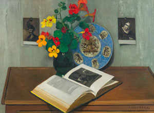 Félix Vallotton, Nature morte à l’assiette bleue – 1922