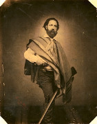 Henri DE LA BLANCHERE (1821 - 1880) Portrait de Gustave Aymard, romancier et aventurier,1858 Tirage sur papier salé