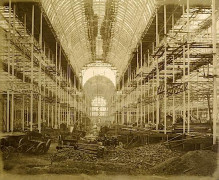 Philip Henry DELAMOTTE (1821 - 1889) 65. The Nave from the South end. September, 1853 Tirage sur papier salé albuminé monté sur papi...