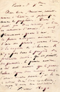 Victor HUGO 1802-1885 Lettre autographe signée