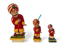 AIR INDIA  Trois figurines publicitaires, fabrication contemporaine