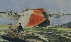 Géo HAM ( Georges Hamel) 1900-1972 « Hydravion Transatlantique Potez 161 »