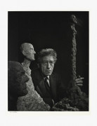 Yousuf KARSH (1908-2002) ALBERTO GIACOMETTI – 1965 Tirage argentique monté sur carton, vers 1970