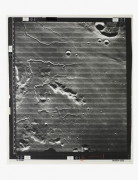 NASA  VUE SATELLITAIRE DE LA LUNE, VERS 1967 Tirage argentique postérieur