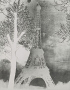 ¤ Maurice TABARD (1897-1984) TOUR EIFFEL SOLARISEE - VERS 1955 Tirage argentique d'époque