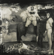 Joel-Peter WITKIN (Né en 1939) THE PRINCE IMPERIAL, NEW MEXICO, 1981 Tirage argentique avec virage