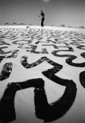 Vladimir SICHOV (Né en 1945) KEITH HARING DECEMBER 31,1987 : NEW YORK CITY -DRESS FOR GRACE JONES PERFORMING DURING HER NEW YEAR'S E...