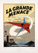 MARTINLEFRANCLA GRANDE MENACESérigraphie en couleurs reprenant la couverture de l’album. Éditée par Archives Internationales. Épreuv...