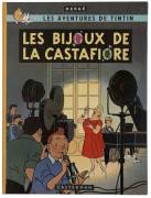 HERGÉTINTIN N°21LES BIJOUX DE LA CASTAFIORECasterman, 1963. 4ème plat B34. Édition originale belge. Dos jaune. Album à l’état neuf d...