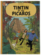 HERGÉTINTIN N°23TINTIN ET LES PICAROSCasterman, 1976, dos carré avec titre imprimé, 4ème plat C1. Tirage de tête signé et numéroté à...