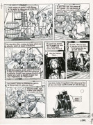 Émile BRAVONé en 1964L’ILE AU TRÉSOREncre de Chine et crayon bleu pour la planche 10 de cette histoire publiée en juillet 1998 dans ...
