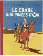 HERGÉTINTIN N°9LE CRABE AUX PINCES D’ORCasterman, 1942. 4ème plat A18, dos pellior rouge. Pages de garde bleues.État neuf d’imprimer...