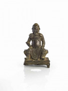 STATUETTE DE GUANGONG EN BRONZE, CHINE, DYNASTIE MING, XVIIe SIÈCLE