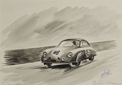 Rob ROY ( Robert Le Proux de la Rivière 1909- 1992)  Porsche (Allemagne)