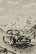 Rob ROY (Robert Le Proux de la Rivière 1909- 1992)  Rallye de Monte Carlo