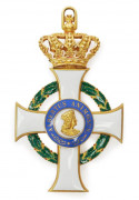 Allemagne Saxe Ordre d'Albert le Valeureux. Croix de Commandeur.