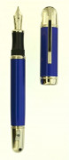 MONTBLANC	 Jules Verne, stylo plume série limitée de la collection écrivains sortie en 2003 à 18500 exemplaires (n° 7959), en hommag...