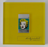 DUPONT, Briquet Marilyn Monroe 1964 en hommage à Andy Warhol, Ligne 2 grand modèle, édition limitée de 2004, numéroté  1019/1964. Et...