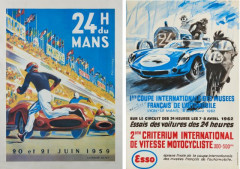 LES 24 HEURES DU MANS 1959  Michel BELIGOND (1927-1973)