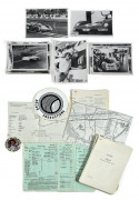 LE MANS - STEVE MCQUEEN, 1970  PARTIE DU SCRIPT ORIGINAL ET LOT DE PHOTOGRAPHIES