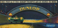 DUNLOP, 24 HEURES DU MANS, 1956  Projet original