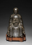 SCULPTURE DE ZHENWU EN BRONZE, CHINE, DYNASTIE MING, XVIe SIÈCLE