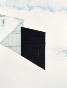 Walter NIEDERMAYR (Né en 1952) Jungfraujoch II - 1998 Diptyque composé de deux épreuves chromogéniques contrecollées sur carton