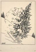 HERGÉ (Georges Remi dit) 1907-1983 Carte neige