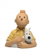 MOULINSART RÉSINE  Buste de Tintin et Milou