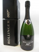 1 bouteille CHAMPAGNE BOLLINGER 2009 Cuvée James Bond Etui d'origine