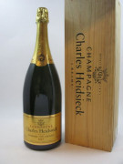 1 magnum CHAMPAGNE CHARLES HEIDSIECK 1989 Caisse bois d'origine (cave 16)