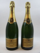 2 bouteilles CHAMPAGNE DELAMOTTE 1997 Blanc de Blancs (étiquettes abimées) (Cave 1)