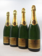 4 bouteilles CHAMPAGNE DELAMOTTE 1999 Blanc de Blancs (étiquettes abimées) (Cave 1)
