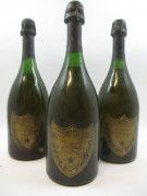 3 bouteilles CHAMPAGNE DOM PERIGNON 1962 (1 haute épaule