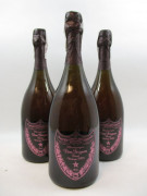 3 bouteilles CHAMPAGNE DOM PERIGNON 2004 Rosé
