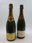 2 bouteilles CHAMPAGNE POL ROGER 1990 Brut  (cave 16)
