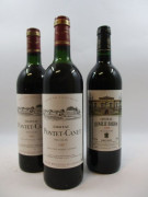 3 bouteilles 1 bt : CHÂTEAU LEOVILLE BARTON 1995 2è GC Saint Julien
