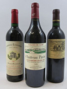 7 bouteilles 3 bts : CHÂTEAU LANESSAN 1997 CB Haut Médoc