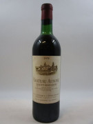 1 bouteille CHÂTEAU AUSONE 1970 1er GCC (A) Saint Emilion (légèrement bas