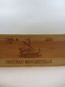 1 double magnum CHÂTEAU BEYCHEVELLE 2005 4è GC Saint Julien Caisse bois d'origine (Cave 6)