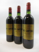 12 bouteilles CHÂTEAU BRANE CANTENAC 1982 2è GC Margaux (2 haute épaule