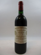 1 bouteille CHÂTEAU CHEVAL BLANC 1986 1er GCC (A) Saint Emilion (bouchon léger enfoncé