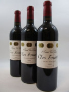 3 bouteilles CHÂTEAU CLOS FOURTET 2009 1er GCC (B) Saint Emilion (étiquettes léger abimées) (Cave 14)