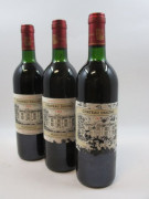 12 bouteilles CHÂTEAU DAUZAC 1989 5è GC Margaux (légèrement bas