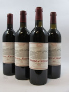 11 bouteilles DOMAINE DE CHEVALIER 1983 CC Pessac Léognan (5 base goulot) (Cave 11)
