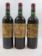 3 bouteilles CHÂTEAU DUCRU BEAUCAILLOU 1975 2è GC Saint Julien (étiquettes très abimées
